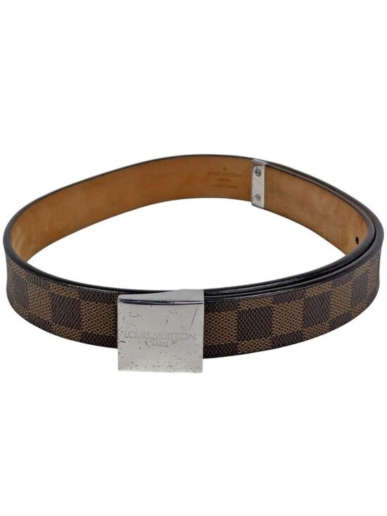 Louis Vuitton Ceinture Carre Logo Belt Damier Brown main image 5